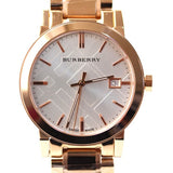 Burberry The City White Dial Rose Gold Steel Strap Watch for Women - BU9004 Buy Now By Burberry