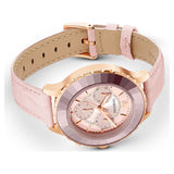 Swarovski Octea Lux Chrono Pink Dial Pink Leather Strap Watch for Women - 5452501 Buy Now By Swarovski
