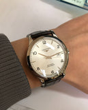 Longines Record Automatic Stainless Steel 40mm Watch for Men - L2.821.4.76.2 Buy Now By Longines