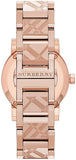 Burberry The City Rose Gold Dial Rose Gold Steel Strap Watch for Women - BU9235 Buy Now By Burberry