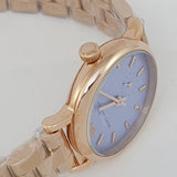 Marc Jacobs Mini Baker Blue Dial Rose Gold Steel Strap Watch for Women - MBM3285 Buy Now By Marc Jacobs