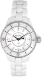 Chanel J12 Diamonds Ceramic White Dial White Steel Strap Watch for Women - J12 H1628 Buy Now By Chanel