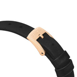 Swarovski Crystal Frost Black Dial Black Leather Strap Watch for Women - 5484058 Buy Now By Swarovski