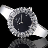 Swarovski Crystal Rose Black Dial Silver Steel Strap Watch for Women - 5484076 Buy Now By Swarovski