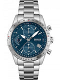 Hugo Boss Pilot Blue Dial Silver Steel Strap Watch for Men - 1513850 Buy Now By Hugo Boss