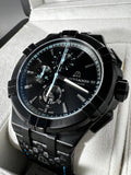 Maurice Lacroix Aikon Chronograph Limited Edition Black Dial Black Leather Strap Watch for Men - AI1018-PVB01-337-1 Buy Now By Maurice Lacroix