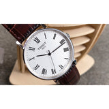 Tissot T Classic Everytime White Dial Brown Leather Strap Watch For Men - T109.410.16.033.00 Buy Now By Tissot