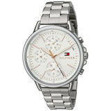 Tommy Hilfiger Carly White Dial Silver Stainless Steel Strap Watch for Women - 1781787 Buy Now By Tommy Hilfiger