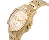 Guess Mini Phantom Diamonds Gold Dial Gold Steel Strap Watch for Women - W0235L5 Buy Now By Guess