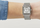 Guess Highline White Dial Silver Mesh Bracelet Watch For Women - W0826L1 Buy Now By Guess