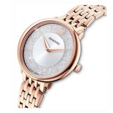 Swarovski Crystalline Chic Analog Silver Dial Rose Gold Steel Strap Watch for Women - 5544590 Buy Now By Swarovski