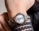 Swarovski Crystal Flower Silver Dial Silver Steel Strap Watch for Women - 5547622 Buy Now By Swarovski