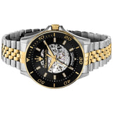 Maserati SFIDA Automatic Skeleton Black Dial Two Tone Steel Strap Watch For Men - R8823140010 Buy Now By Maserati