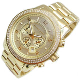 Michael Kors Runway Gold Dial Gold Steel Strap Watch for Women - MK5575 Buy Now By Michael Kors