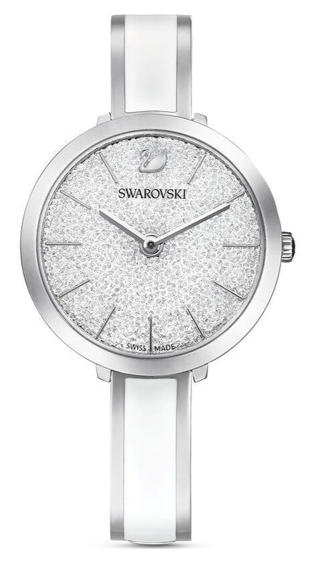Swarovski Crystalline Delight Silver Dial Two Tone Steel Strap Watch for Women - 5580537 Buy Now By Swarovski