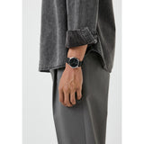 Emporio Armani Kappa Analog Quartz Black Dial Black Leather Strap Watch For Men - AR11013 Buy Now By Emporio Armani