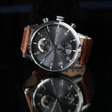 Tommy Hilfiger Kane Grey Dial Brown Leather Strap Watch for Men - 1710398 Buy Now By Tommy Hilfiger