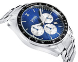 Hugo Boss Chronograph Blue Dial Silver Steel Strap Watch for Men - 1513630 Buy Now By Hugo Boss
