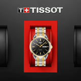 Tissot Automatics III Day Date Black Dial Two Tone Steel Strap Watch For Men - T065.430.22.051.00 Buy Now By Tissot
