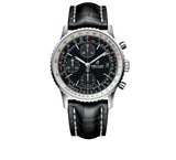 Breitling Navitimer 1 Chronograph 41mm Automatic Black Dial Black Leather Strap Mens Watch - A13324121B1P1 Buy Now By Breitling
