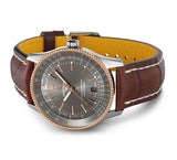 Breitling Navitimer Automatic 41 Grey Dial Brown Leather Strap Watch for Men - U17326121M1P1 Buy Now By Breitling