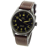 IWC Pilot's Watch Mark XVIII 40mm Black Dial Brown Leather Strap Watch for Men - IW327006 Buy Now By IWC