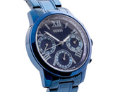 Guess F14 Chronograph Analog Blue Dial Blue Steel Strap Watch For Women - W0448L5 Buy Now By Guess
