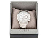 Guess Sunrise Multifunction Quartz White Dial Silver Steel Strap Watch For Women - W0330L3 Buy Now By Guess