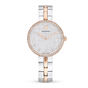 Swarovski Cosmopolitan Crystals Silver Dial Two Tone Steel Strap Watch for Women - 5644081 Buy Now By Swarovski