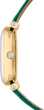 Swarovski Crystalline Wonder Silver Dial Green Leather Strap Watch for Women - 5656893 Buy Now By Swarovski