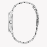 Guess Cubed Analog Silver Dial Silver Steel Strap Watch For Women - GW0606L1 Buy Now By Guess