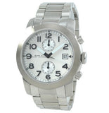 Marc Jacobs Larry Chronograph White Dial Silver Steel Strap Watch for Men - MBM5030 Buy Now By Marc Jacobs