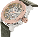 Fossil Modern Machine Automatic Skeleton Dial Black Leather Strap Watch for Men - ME3082 Buy Now By Fossil