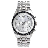 Emporio Armani Sportivo Chronograph Silver Dial Silver Steel Strap Watch For Men - AR6073 Buy Now By Emporio Armani