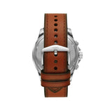Fossil Dillinger Luggage Chronograph Green Dial Brown Leather Strap Watch for Men - FS5734 Buy Now By Fossil
