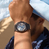 Fossil Everett Chronograph Grey Dial Grey Steel Strap Watch for Men - FS5830 Buy Now By Fossil