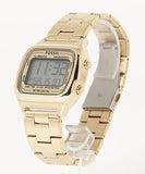 Fossil Retro Digital Gold Dial Gold Steel Strap Watch for Men - FS5843 Buy Now By Fossil