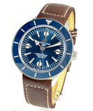Breitling Superocean Heritage '57 Blue Dial Brown Leather Strap Watch for Men - A10370161C1X1 Buy Now By Breitling