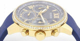 Guess Sunrise Blue Dial with Diamonds Blue Rubber Strap Watch For Women - W0616L2 Buy Now By Guess