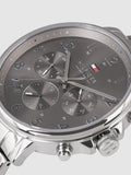 Tommy Hilfiger Chronograph Grey Dial Silver Steel Strap Watch for Men - 1710382 Buy Now By Tommy Hilfiger