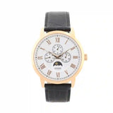 Guess Delancy Quartz Silver Dial Black Leather Strap Watch For Men - W0870G2 Buy Now By Guess