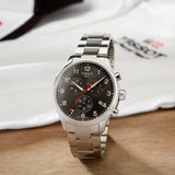 Tissot Chrono XL Black Dial Silver Steel Strap Watch For Men - T116.617.11.057.00 Buy Now By Tissot