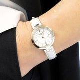Tissot T Lady Flamingo White Dial White Leather Strap Watch For Women - T094.210.16.011.00 Buy Now By Tissot