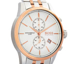 Hugo Boss Jet Silver Dial Two Tone Steel Strap Watch for Men - 1513385 Buy Now By Hugo Boss