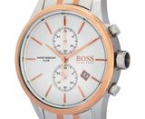 Hugo Boss Jet Silver Dial Two Tone Steel Strap Watch for Men - 1513385 Buy Now By Hugo Boss