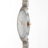 Tissot T Classic Tradition White Dial Two Tone Mesh Bracelet Watch For Men - T063.610.22.037.01 Buy Now By Tissot