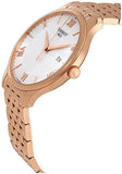Tissot T Classic Tradition White Dial Rose Gold Steel Strap Watch For Women - T063.610.33.038.00 Buy Now By Tissot