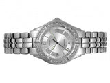 Guess Water Pro Diamonds Silver Dial Silver Steel Strap Watch For Women - G75511M Buy Now By Guess