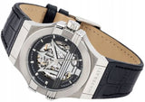 Maserati Potenza Automatic Black Dial Black Leather Strap Watch For Men - R8821108001 Buy Now By Maserati