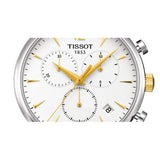 Tissot T Classic Tradition Chronograph White Dial Two Tone Steel Strap Watch For Men - T063.617.22.037.00 Buy Now By Tissot
